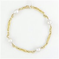 Bracciale Stocco Gioielli Donna in Oro giallo Perla PAT - PAT